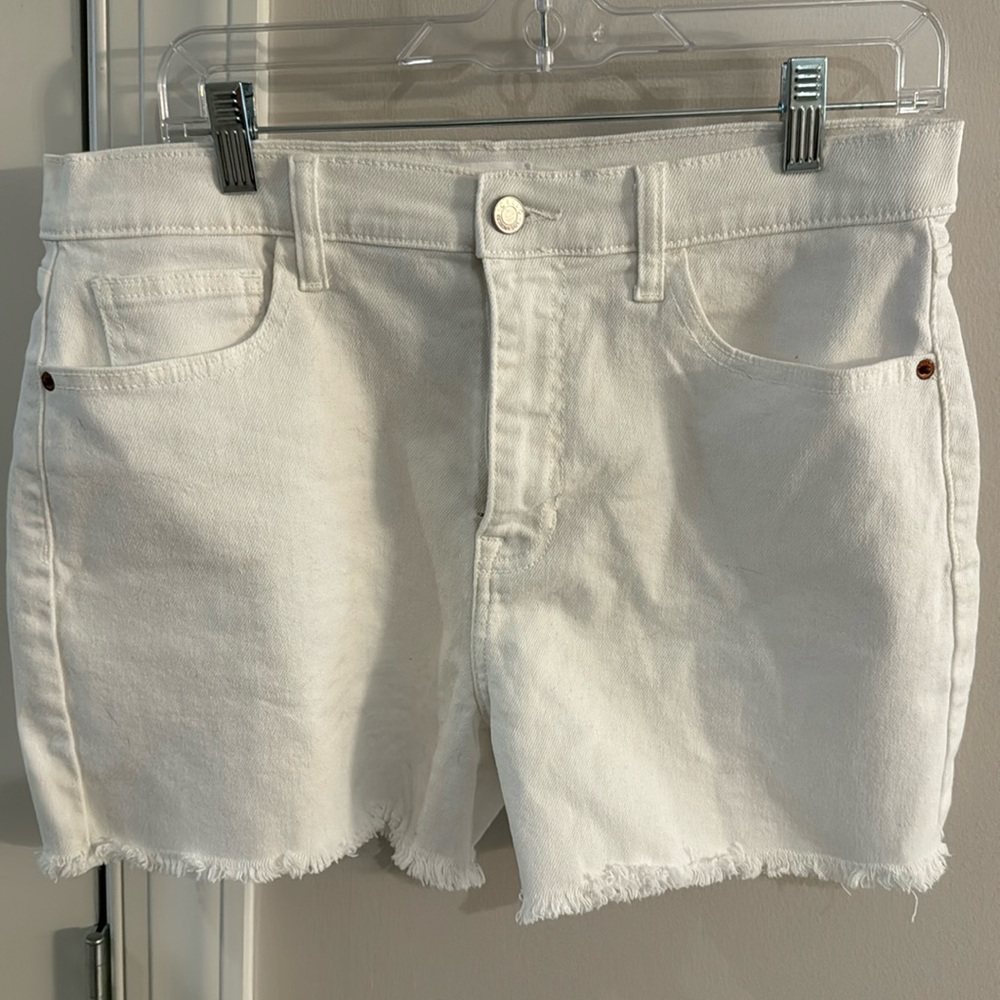 Cello white jean shorts